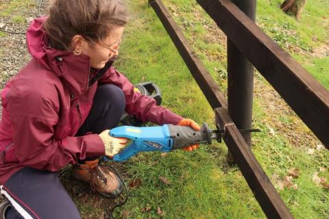 Removing a fence